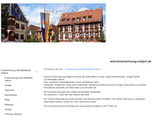 Tablet Screenshot of ferienwohnung-volkach.de